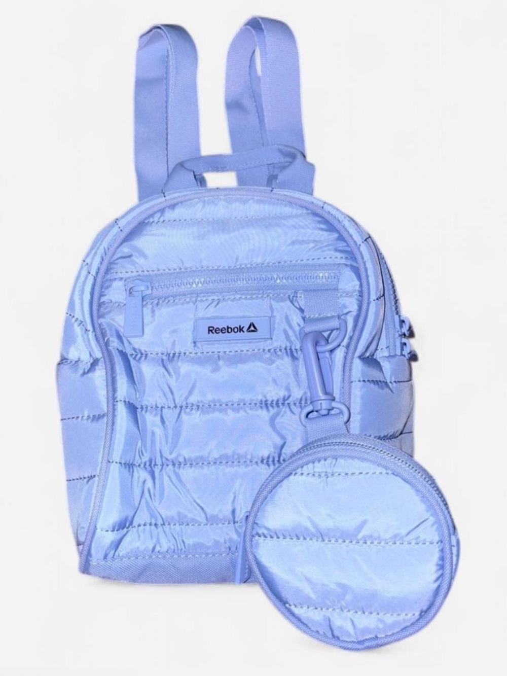 Reebok Sky Blue Quilted Mini Backpack NWOT